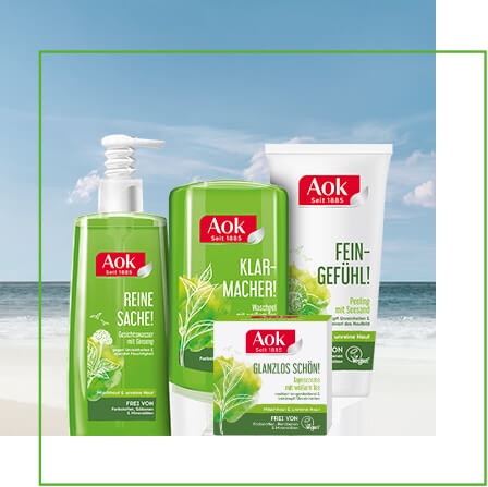 AOK- weisser Tee Produkte